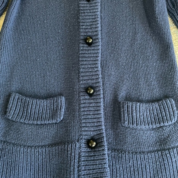 TracyReese Blue Merino Wool Button Down Sweater size medium - Picture 6 of 14